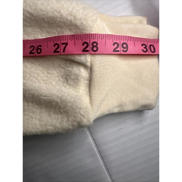 Alternative apparel women Large Ivory  pullover  fleece ‎ sweater - Picture 7 of 7